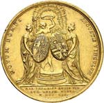 Louis XV (1715-1774). Médaille en or 1745, ... 