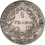 Consulat (1799-1804). Franc an XI, Paris. - ... 
