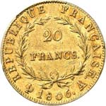 Premier Empire (1804-1814). 20 francs 1806, ... 