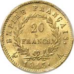 Premier Empire (1804-1814). 20 francs or ... 