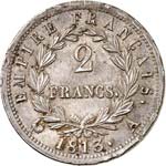 Premier Empire (1804-1814). 2 francs 1813, ... 
