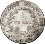 Premier Empire (1804-1814). Franc An 12, ... 