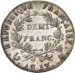 Premier Empire (1804-1814). Demi franc An ... 
