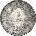 Cent jours (1815). 5 francs 1815, Paris. - ... 