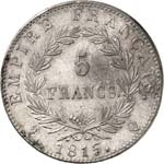 Cent jours (1815). 5 francs 1815, Perpignan. ... 