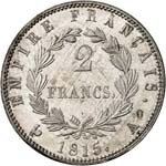 Cent jours (1815). 2 francs 1815, Paris. - ... 