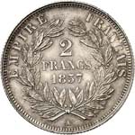 Napoléon III (1852-1870). 2 francs 1857, ... 