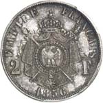 Napoléon III (1852-1870). 2 francs 1856, ... 