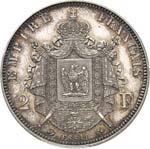Napoléon III (1852-1870). 2 francs (1860), ... 