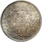 Napoléon III (1852-1870). 50 centimes 1859, ... 