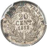Napoléon III (1852-1870). 20 centimes 1853, ... 