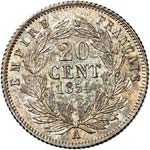 Napoléon III (1852-1870). 20 centimes 1854, ... 