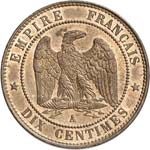 Napoléon III (1852-1870). 10 centimes 1854, ... 