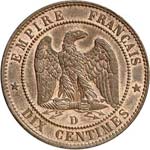 Napoléon III (1852-1870). 10 centimes 1856, ... 