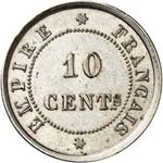Napoléon III (1852-1870). 10 centimes en ... 
