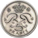 Rainier III (1949-2005). 5 francs 1970, ... 