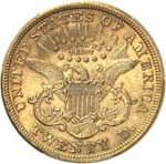 20 dollars Liberté 1869, San Francisco. Av. ... 