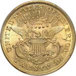 20 dollars Liberté 1874, Philadelphie. Av. ... 
