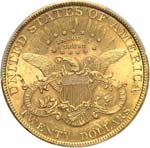 20 dollars Liberté 1889, Philadelphie. Av. ... 