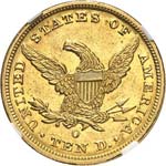 10 dollars Liberté 1856, Nouvelle Orléans. ... 