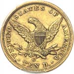 10 dollars Liberté 1860, Nouvelle Orléans. ... 