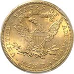 10 dollars Liberté 1896, Philadelphie. Av. ... 