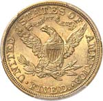 5 dollars Liberté 1902, Philadelphie. Av. ... 