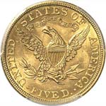 5 dollars Liberté 1908, Philadelphie. Av. ... 