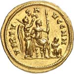 Diocletien (284-305). Aureus 294-295, Rome. ... 