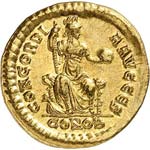Arcadius (395-408). Solidus, ... 