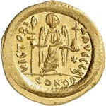 Justinien (527-565). Solidus, ... 
