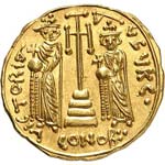 Constantin IV Pogonatus (668-685). Solidus, ... 