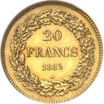 Léopold Ier (1831-1865). 20 francs 1835, ... 