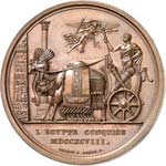 Napoléon Bonaparte. Médaille en bronze ... 