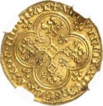 Charles IV (1322-1328). Agnel d’or. Av. ... 