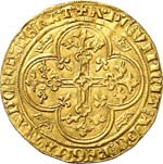 Philippe VI (1328-1350). Ange d’or 2ème ... 