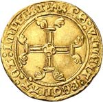 Charles VII (1422-1461). 1/2 écu d’or au ... 