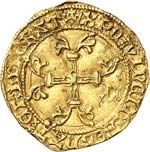Charles VII (1422-1461). 1/2 écu d’or à ... 