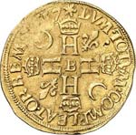 Henri II (1547-1559). Double henri d’or ... 