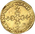 Henri III (1574-1589). Écu d’or 1589, ... 