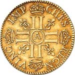 Louis XIII (1610-1643). 1/2 louis d’or à ... 
