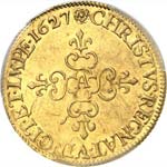 Louis XIII (1610-1643). Écu d’or au ... 