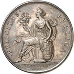 Louis XIV (1643-1715). Médaille en argent ... 