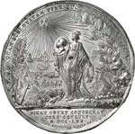 Louis XV (1715-1774). Paire de médaille ... 