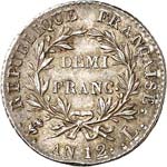 Consulat (1799-1804). 1/2 franc an 12, ... 