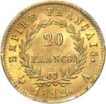 Premier Empire (1804-1814). 20 francs or ... 