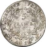Premier Empire (1804-1814). 5 francs An 12 ... 