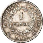 Premier Empire (1804-1814). Franc 1808 H, ... 