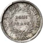 Premier Empire (1804-1814). 1/2 franc 1808 ... 