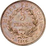 Napoléon II (1811-1832). 5 francs 1816, ... 